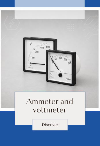 Ammeter and voltmeter