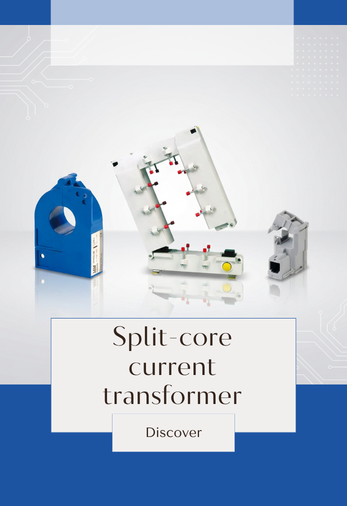 Split-core current transformer

