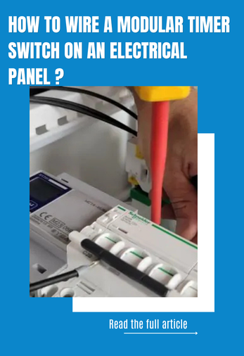 How to Wire a Modular Timer Switch