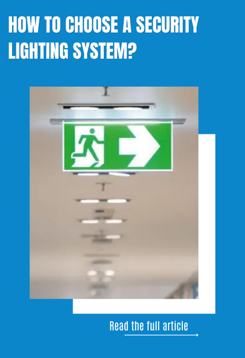 How to Choose a Security Lighting System