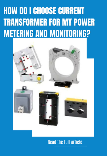 current transformer for power metering and monitoring