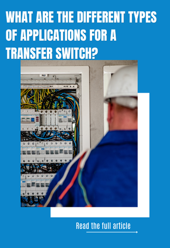 Types of applications for a transfer switch