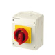 COMO Transfer Switch Enclosure 4P 32A yellow/red handle