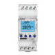 TR612TOP3 - Digital time switch - DIN rail mounting - 2 channels 16A - Weekly programme - 230V - 56 programme steps. Can be programmed via Bluetooth using optional 9070130 card