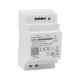 230VAC/15VDC power supply, 60W output. DIN rail mounting, 3 module width.