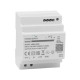 230VAC/12VDC power supply, 85W output. DIN rail mounting, 4 module width.