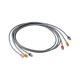 Pack of 3 RJ12 cables - 1m
