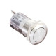 Bouton poussoir Ø16 inox 2NO/NF moment.