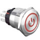 BP Ø22 led power rouge 230V 2no2nf stabl