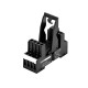 Embase rail din bornes cages pour CRU-4Z