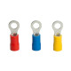 100 Cosses œillets Ø4.3 jaune 4-6mm²