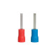 100 Cosses embout plat bleu 1.5-2.5mm²
