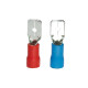 100 Cosses faston mâles 6.35x0.8 bleu
