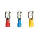 100 Cosses faston femelles 2.8x0.5 bleu