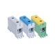 Bloc de jonction alu cuivre bleu 150mm²