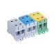 Bloc de jonction al cu bleu 2x 95mm²