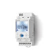 Horloge astronomique modulaire hebdomadaire 2 inverseurs 16A 110 à 230V AC/DC, programmation manuelle ou par smartphone - FINDER