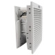 Grille 325x325. ventilateur 230V. filtre