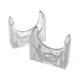 Lot de 2 supports de fixation saillie