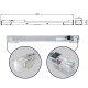 Éclairage d'armoire LED saillie 12-72Vcc
