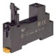 Socket, din rail/surface mount, 5-pin, plug-in terminals