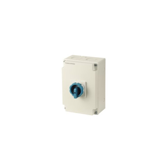 Poignée grise/bleue pour interrupteur sectionneur sous coffret COMO 8X63A IP65 - SOCOMEC main product photo