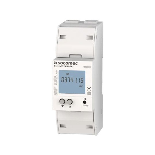 Three-phase energy meter via shunt MODBUS RS485 Socomec COUNTIS P43-DC main product photo