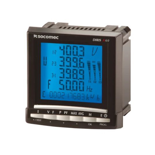 Multi-circuit metering & measurement DIRIS A60 110-400VAC/120-350VDC main product photo