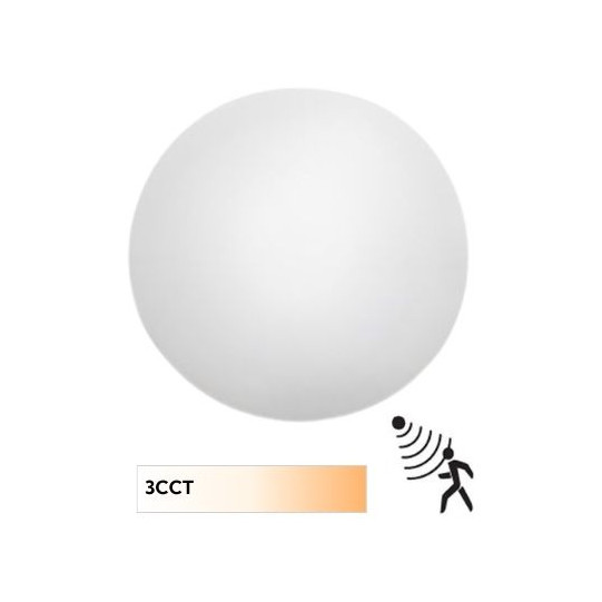 Queen LED Bulkhead 10.5 W 1000 lm 3 CCT IP54 IK07 – Motion Sensor main product photo