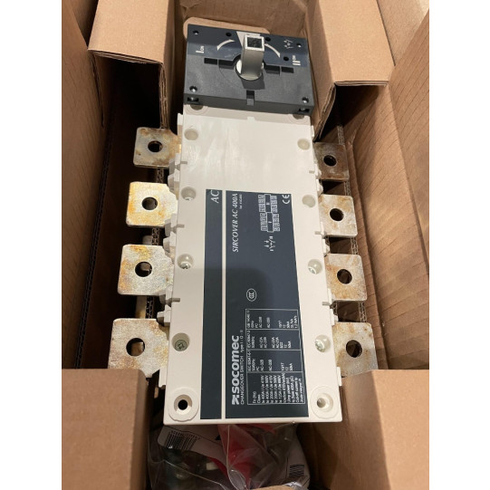 41AC4040 - Inverseur de source manuel SIRCOVER 4P 400A commande frontale - SOCOMEC
