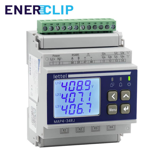 Compteur modulaire 4 circuits Modbus main product photo