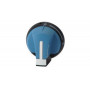 14032813 - Black IP65 I-0-II front front handle, 3-position lockable - SOCOMEC thumbnail