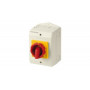21156406 - Poignée rouge/jaune pour interrupteur sectionneur sous coffret COMO 6X63A IP65 - SOCOMEC - SOCOMEC thumbnail