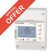 48505034 - Three-phase energy meter 100A MODBUS RS485 MID Socomec COUNTIS P34 - Socomec - spécial offer