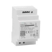 230VAC/48VDC power supply, 60W output. DIN rail mounting, 3 module width.