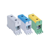 Bloc de jonction alu cuivre bleu 150mm²