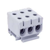 Bloc de jonction gris triphasé 3x 50mm²