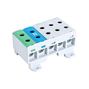 Bloc de jonction L1/L2/L3/N/PE 5x 35mm²