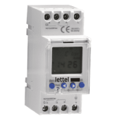 Horloge astronomique modulaire hebdomadaire 2 inverseurs 16A 230V - LETTEL