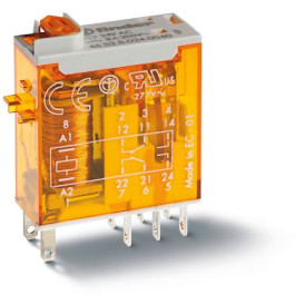 465282300040 - Relay 2RT 8A 230V AC Lockable test button and mechanical ...