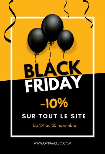 Black Friday -10% sur tout le site